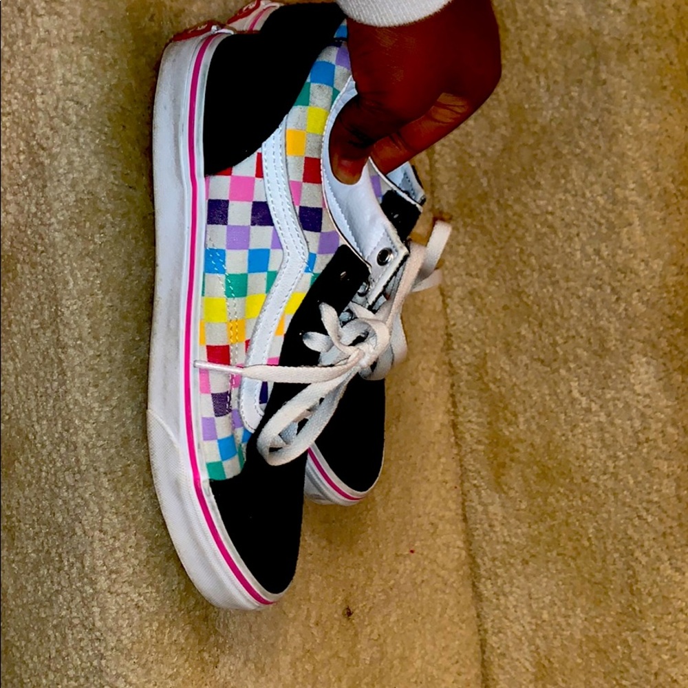 Vans old skool check board